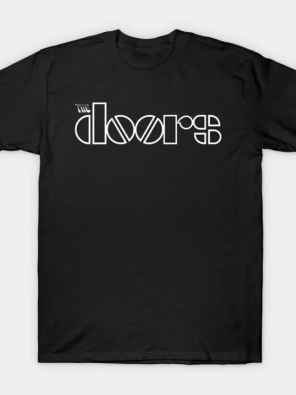 The Doors Logo Black T-Shirt NEW OFFICIAL Merchandise New in Bag